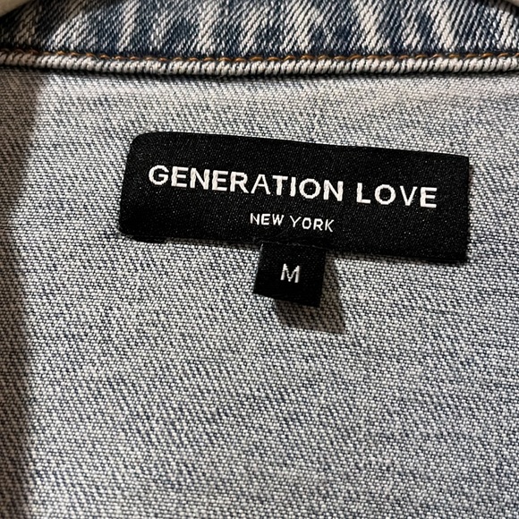 Generation Love denim jacket NEW! Sold out online! NWOT - Picture 6 of 7